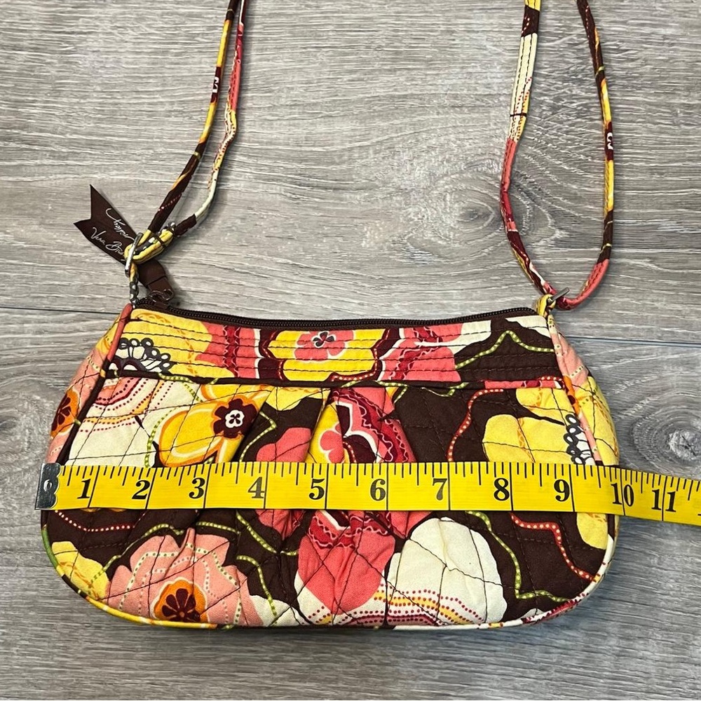 Vera Bradley Frannie Crossbody or Shoulder Bag and Zip Pouch in Buttercup - NWOT - Picture 6 of 11